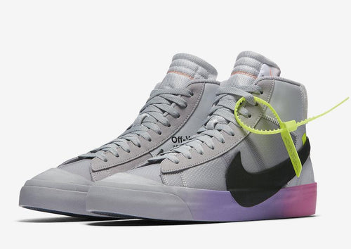 Nike Blazer Mid Off-White Wolf Grey Serena 